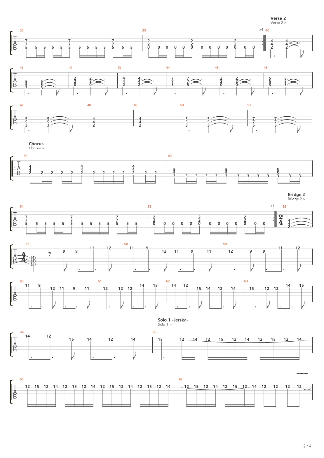 Run吉他谱