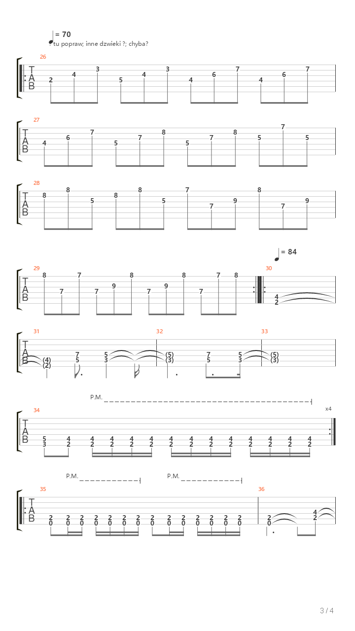 Ostoja Samotnosci吉他谱