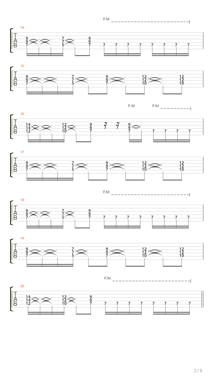 Tribus吉他谱