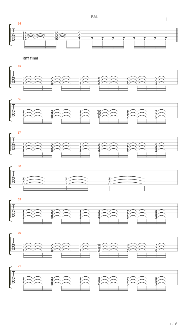 Tribus吉他谱