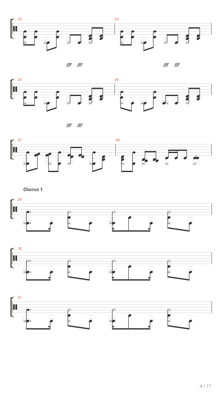 Rats吉他谱