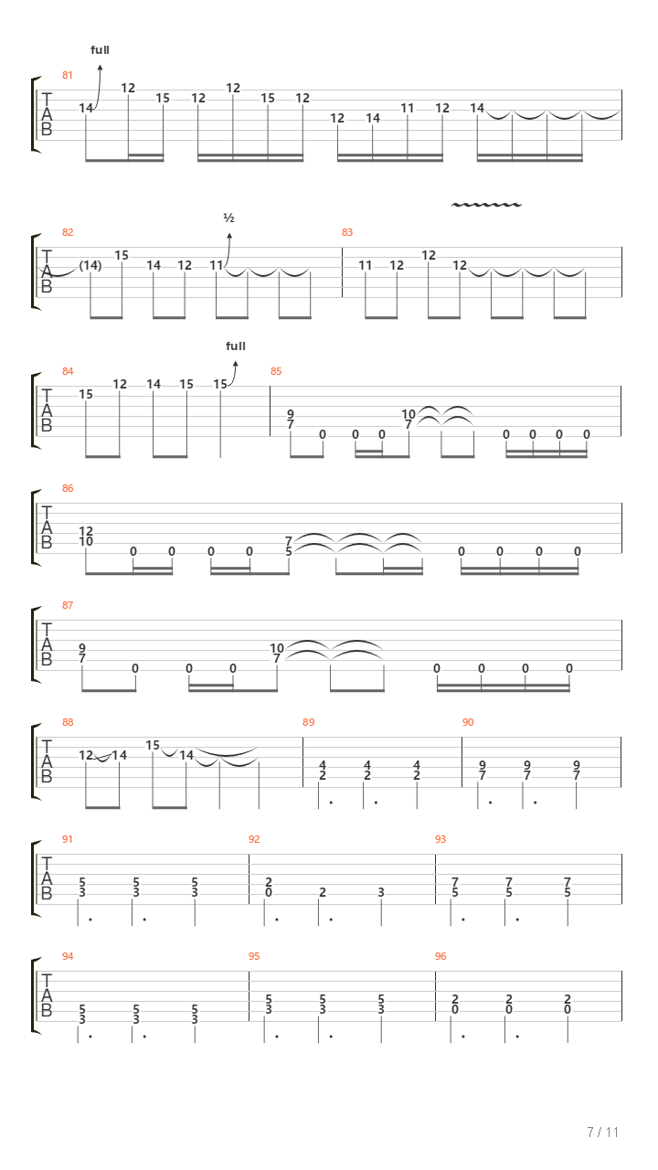 Rats吉他谱