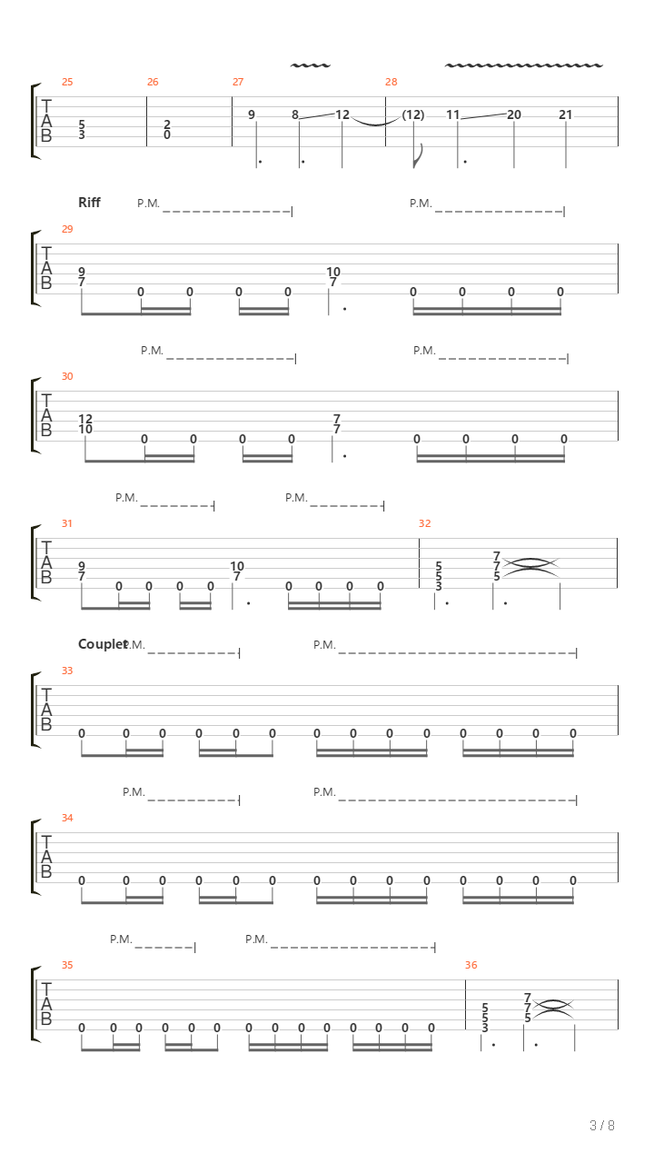 Rats吉他谱