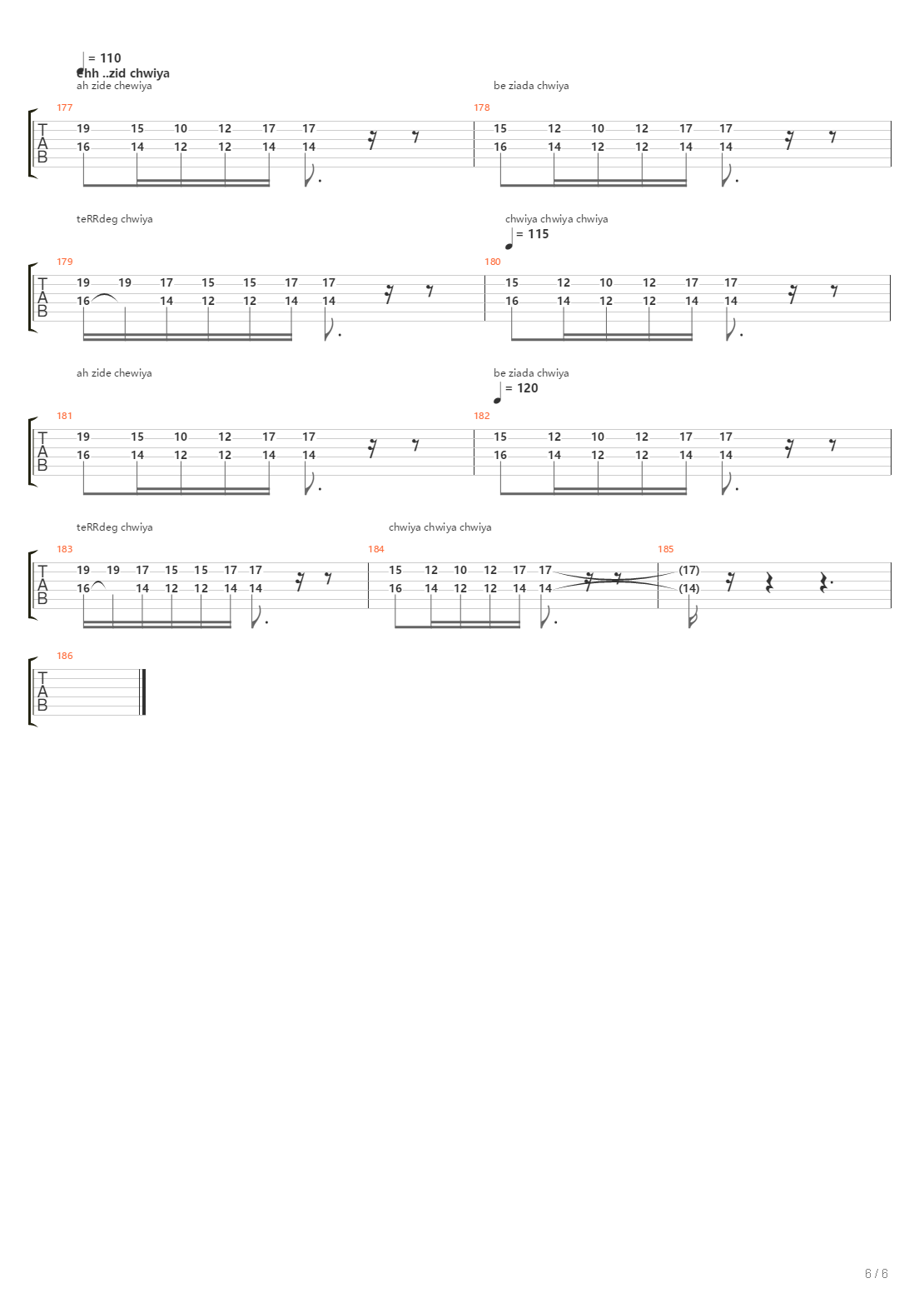 Douga Douga吉他谱