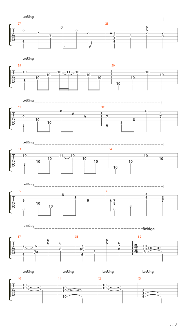 The Beginning Of The Wave吉他谱