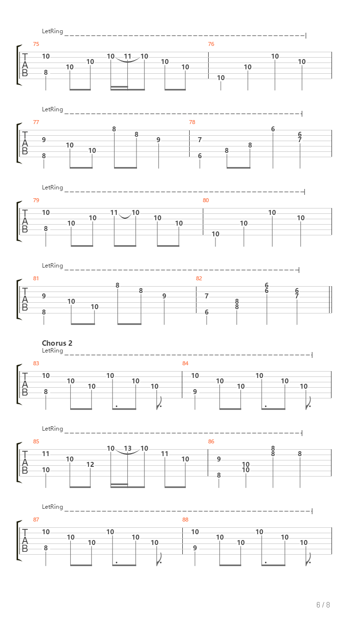 The Beginning Of The Wave吉他谱