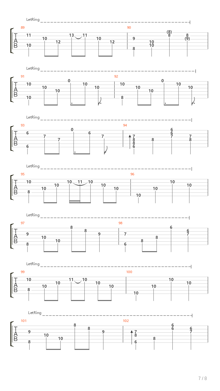 The Beginning Of The Wave吉他谱