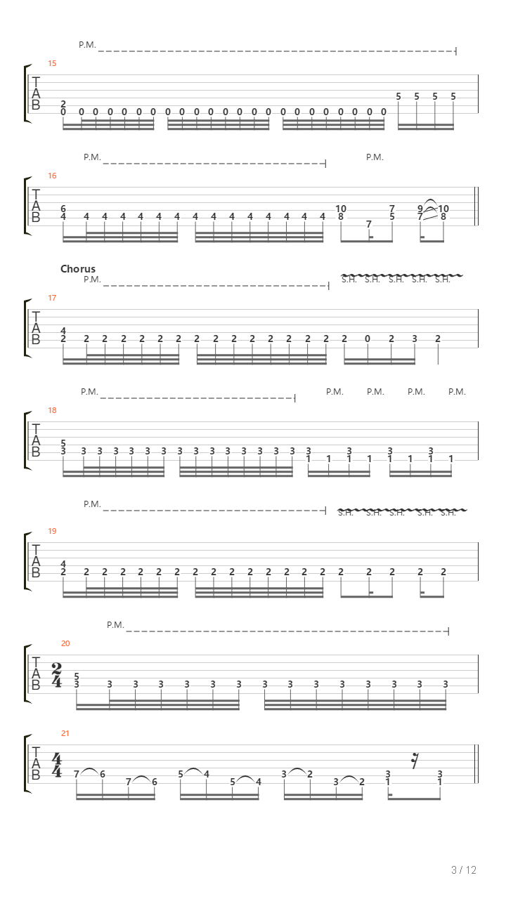 Jack The Ripper吉他谱