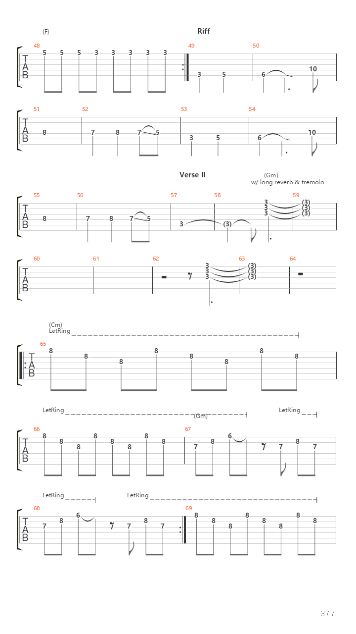 Fine Della Fiera吉他谱