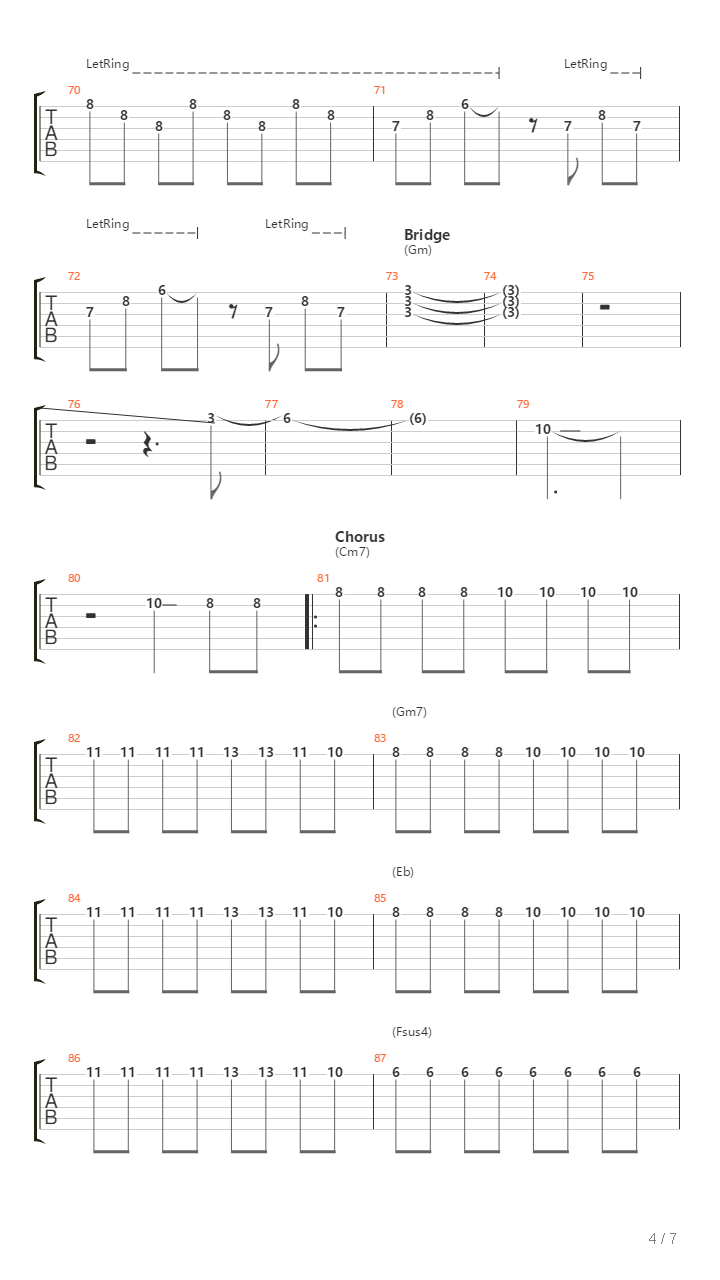 Fine Della Fiera吉他谱