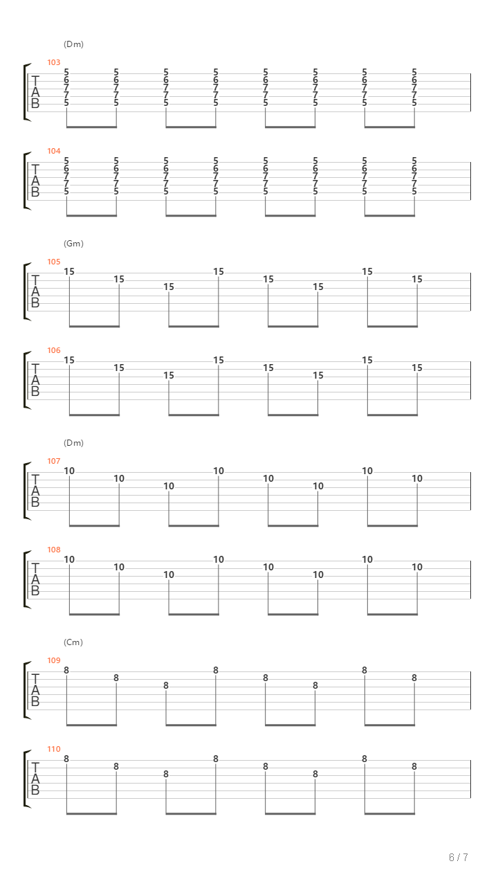 Fine Della Fiera吉他谱