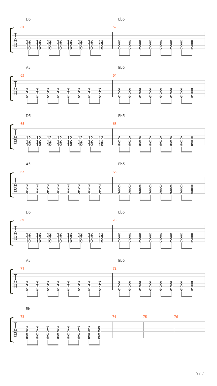 Foglio Bianco吉他谱