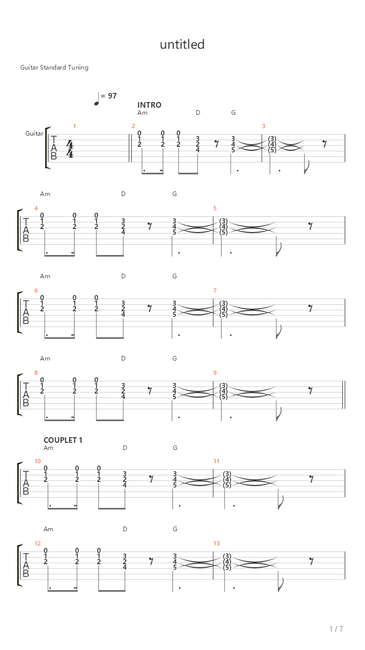 Capricorn吉他谱