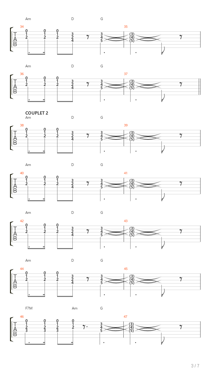 Capricorn吉他谱