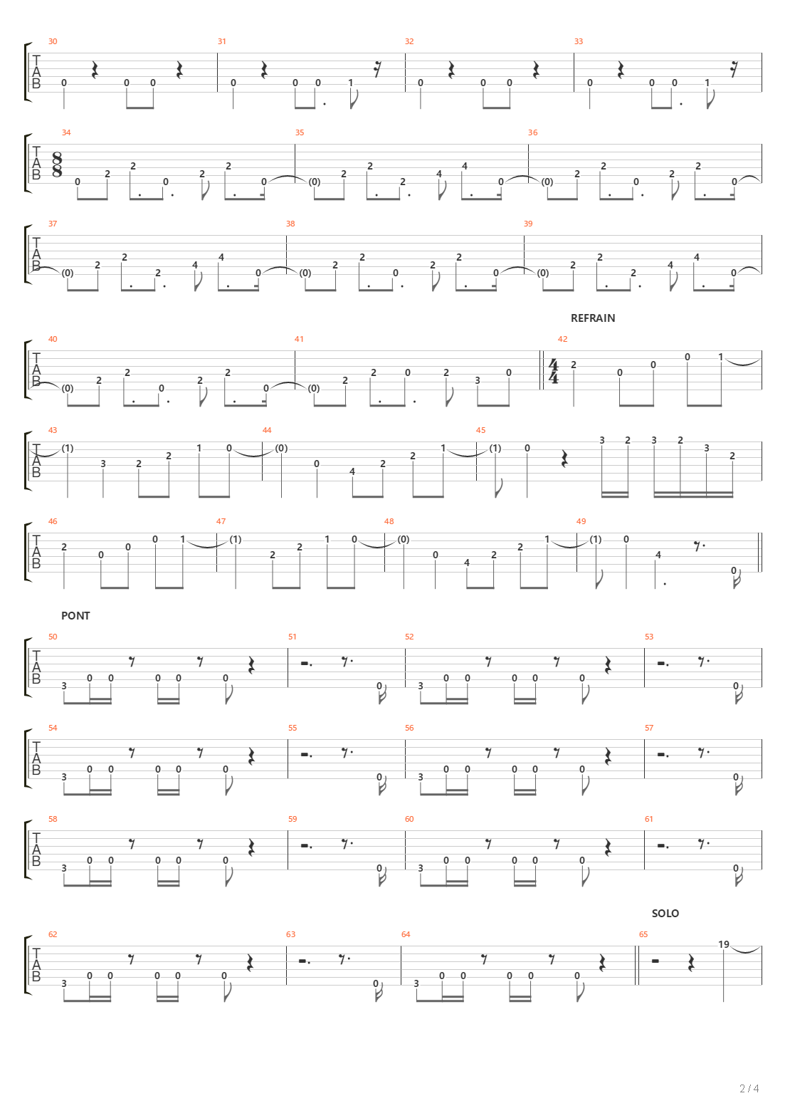 Tunnel Vision吉他谱