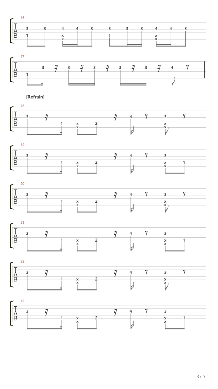 Kream吉他谱