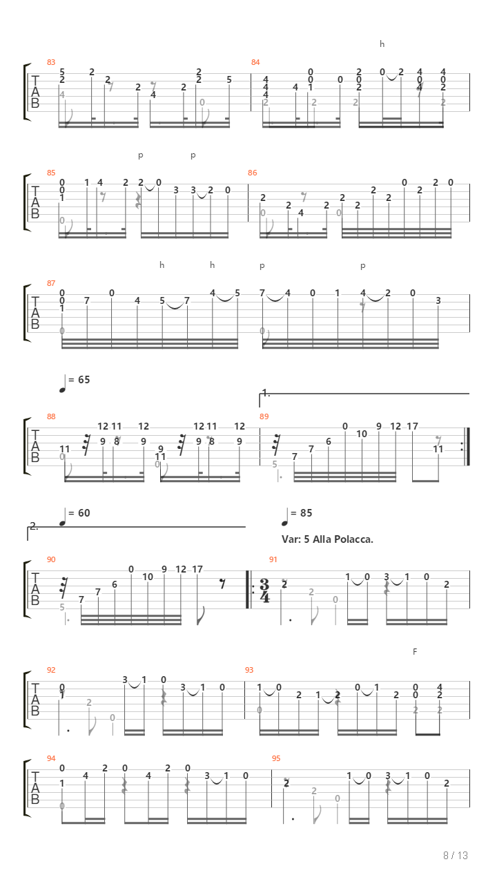 Johann Padovetz - Op 1吉他谱