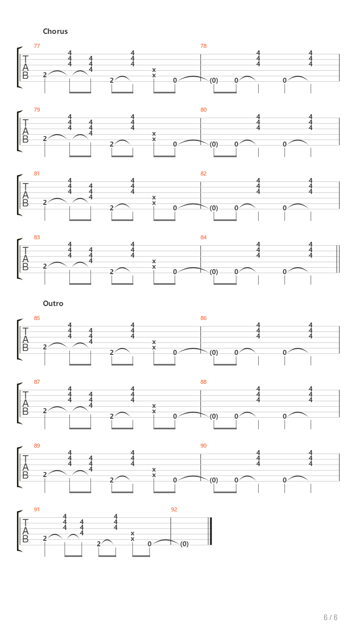 Pouring On Memory Lane吉他谱