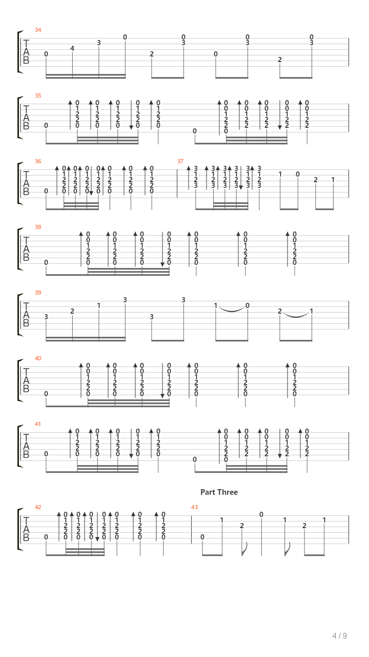 Train Of Thought吉他谱