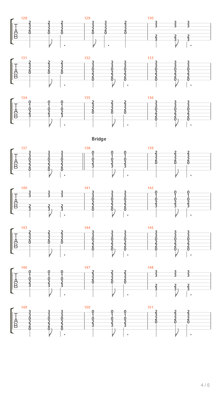 Santa Fe吉他谱