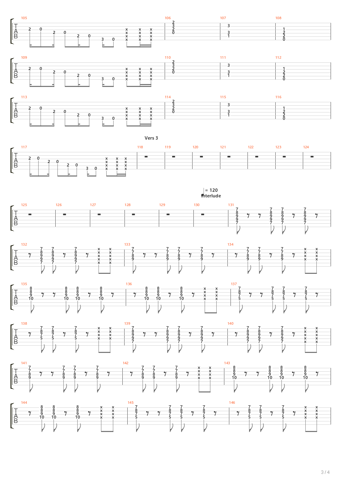 The Destroyer吉他谱