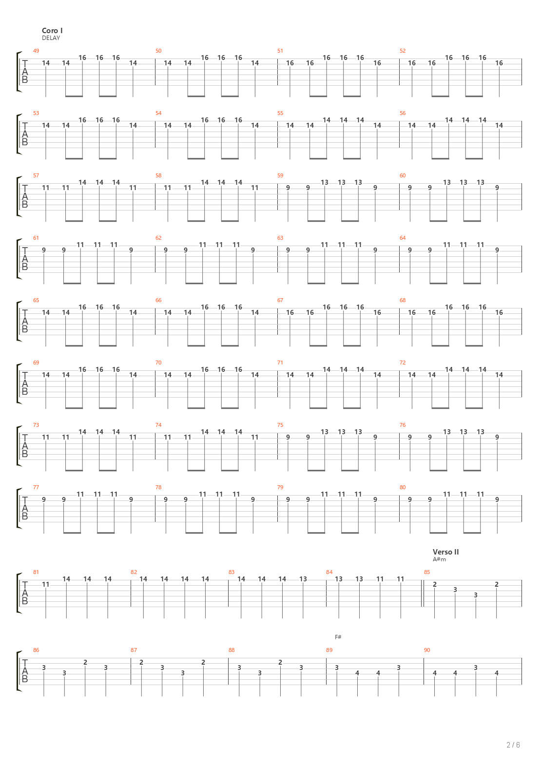 Abril吉他谱