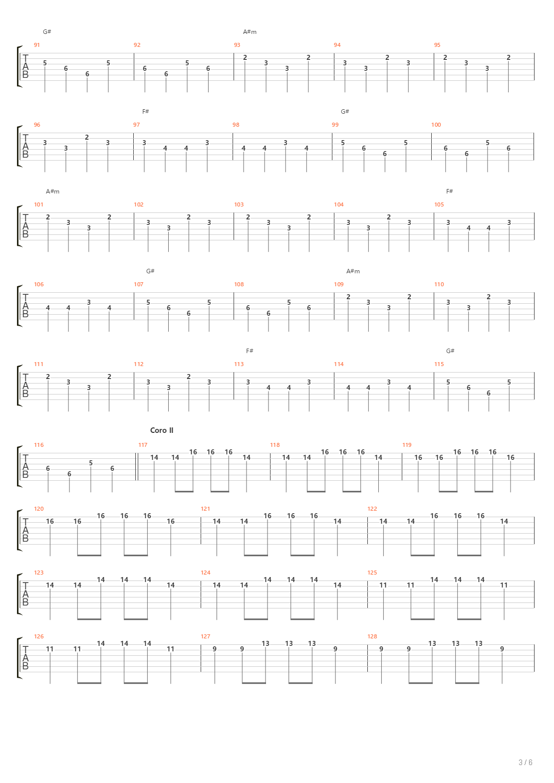 Abril吉他谱