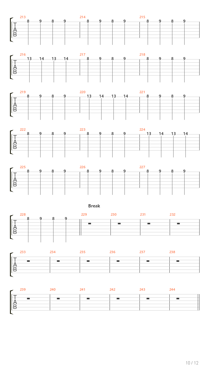 Abril吉他谱