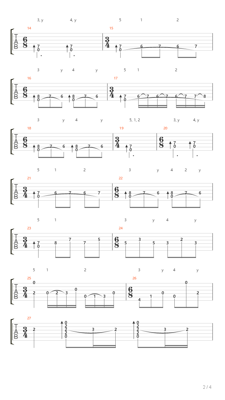 Seguiriya Lamento吉他谱