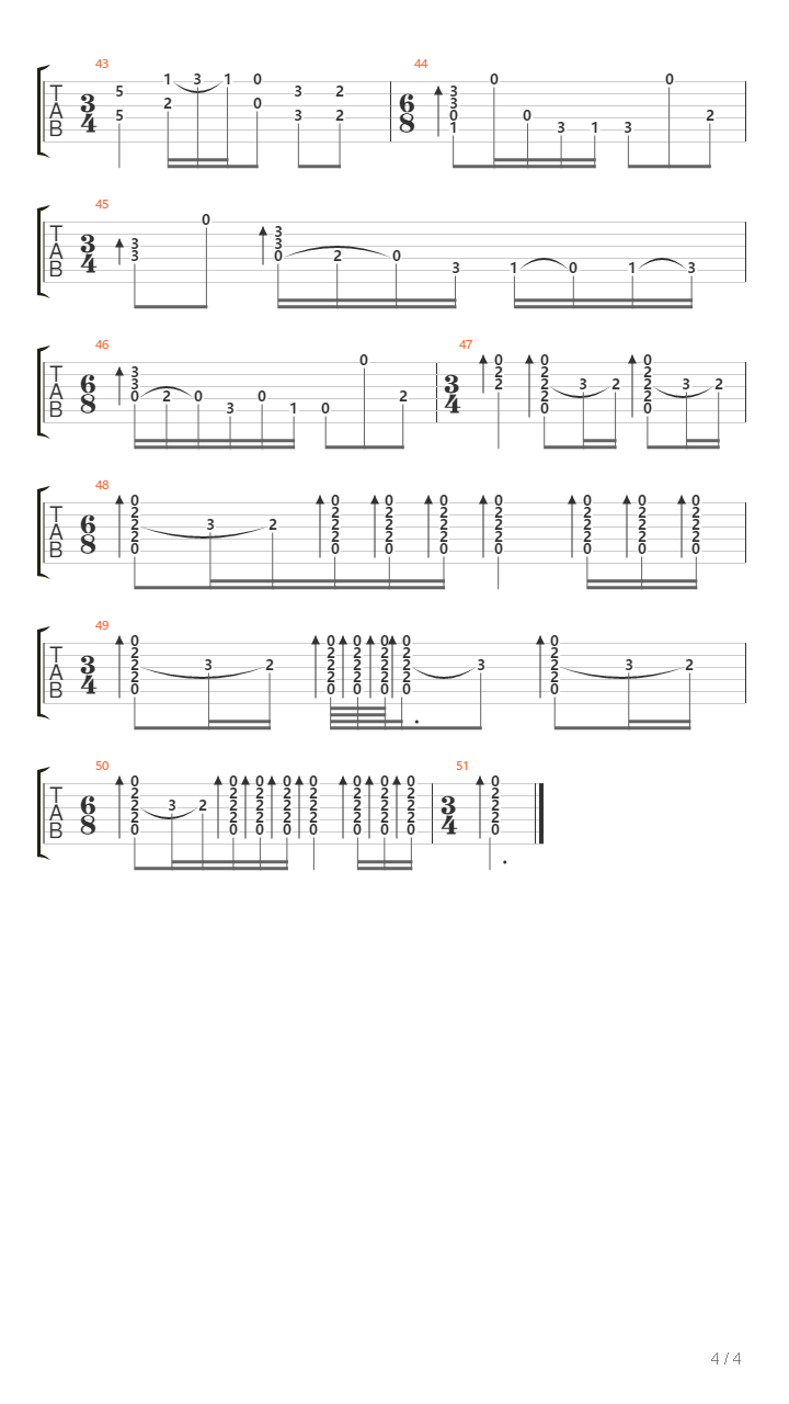 Seguiriya Lamento吉他谱