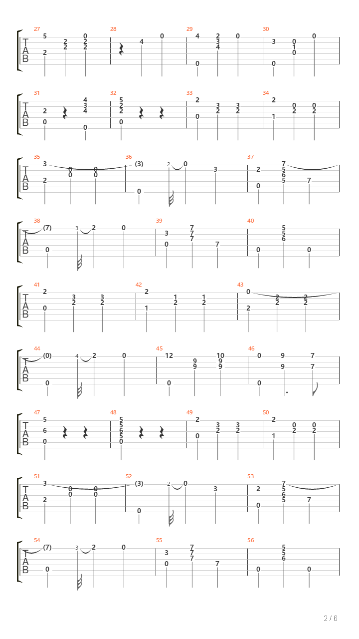 El Melodioso吉他谱