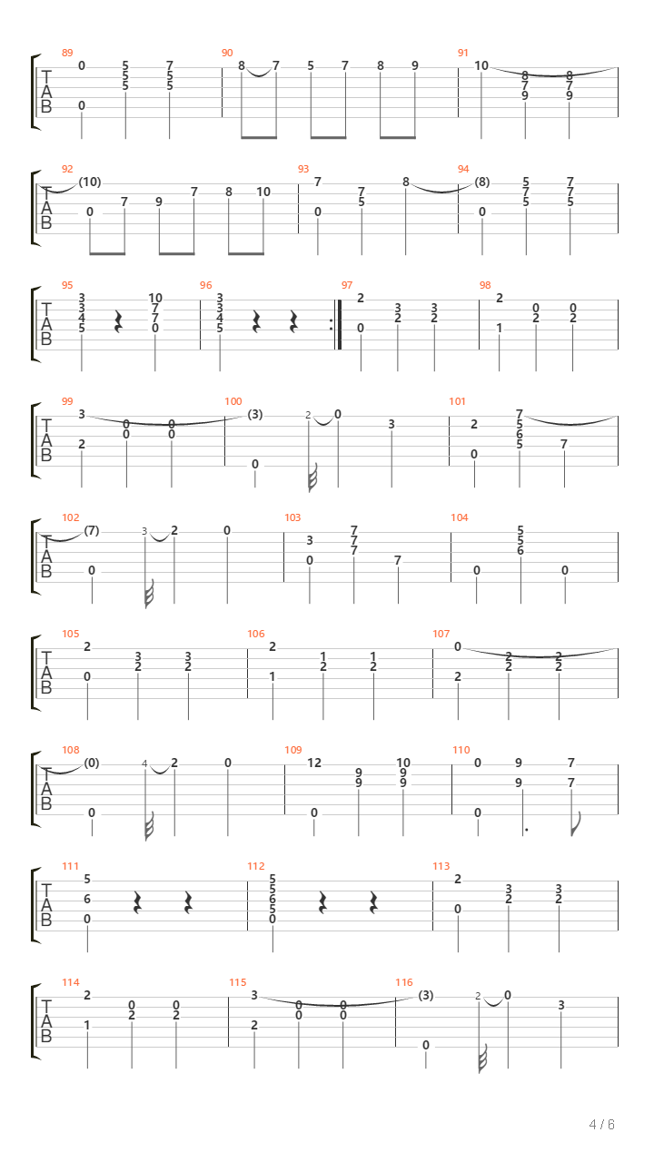 El Melodioso吉他谱