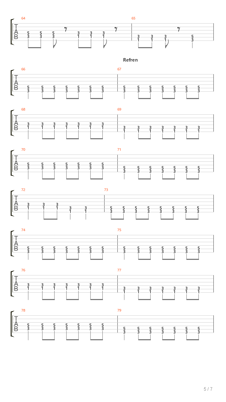 Klocki吉他谱