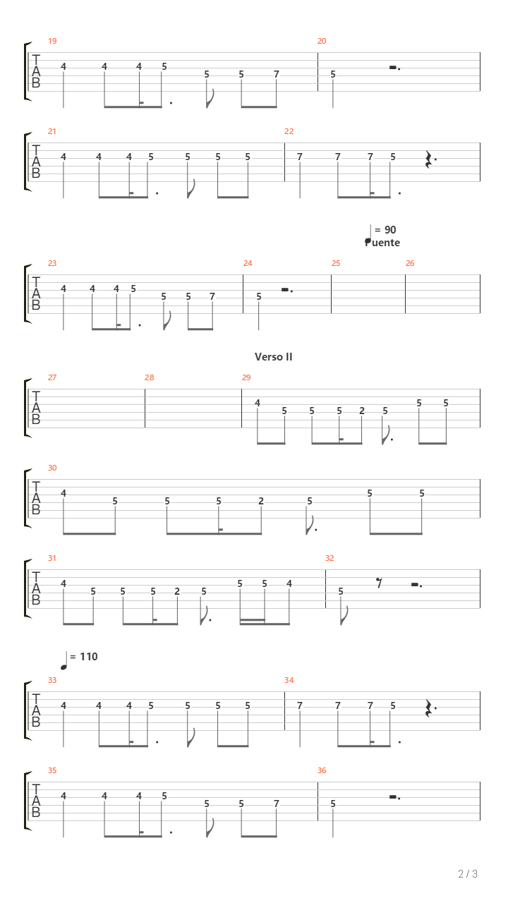 Paura E Delirio A Montone吉他谱