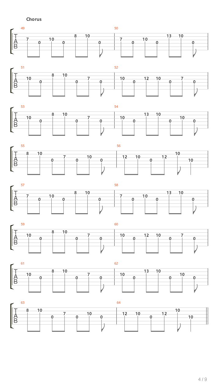 Horology吉他谱