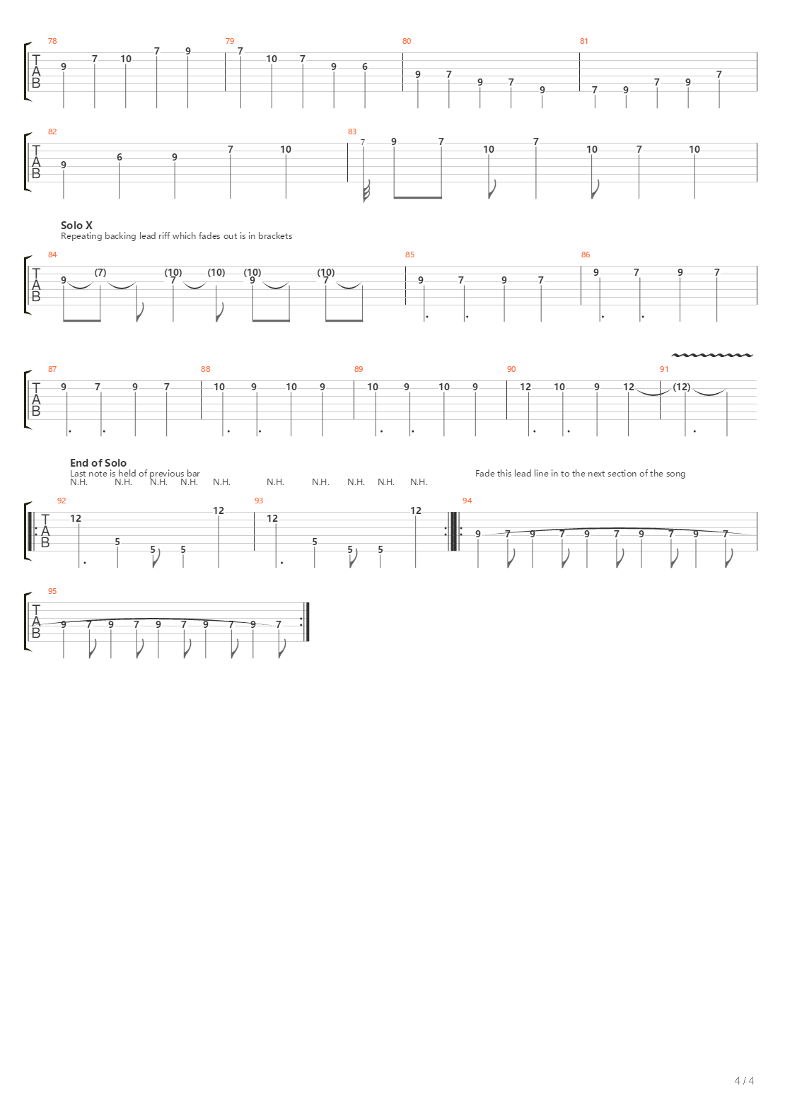 The River solo吉他谱