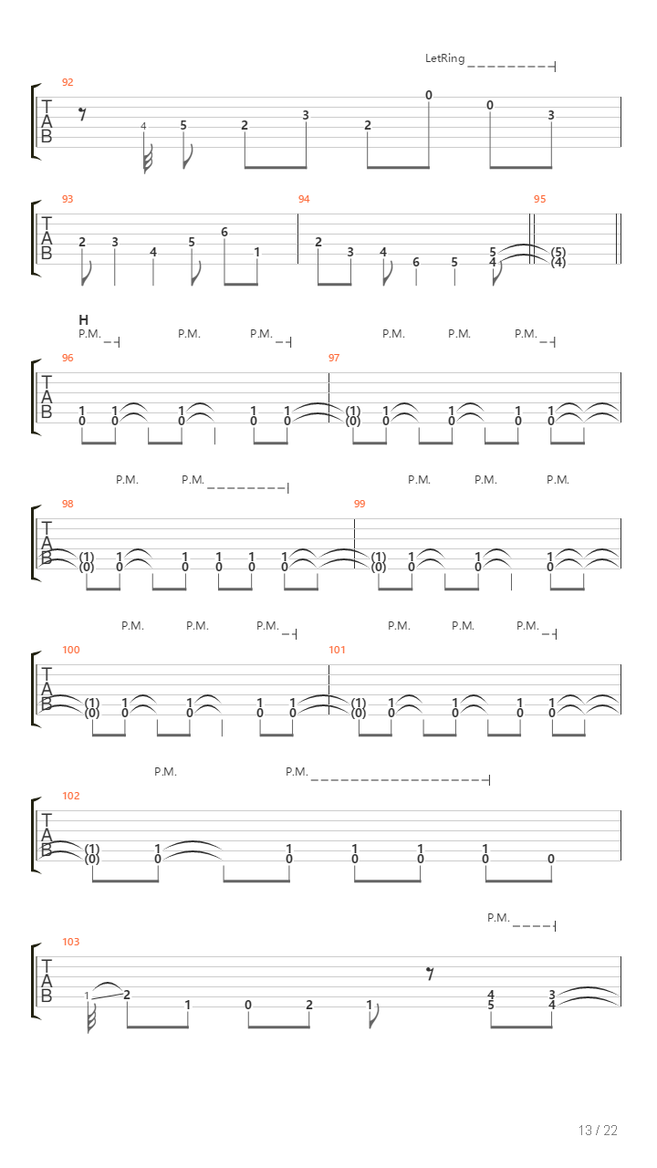 Cataclysm吉他谱