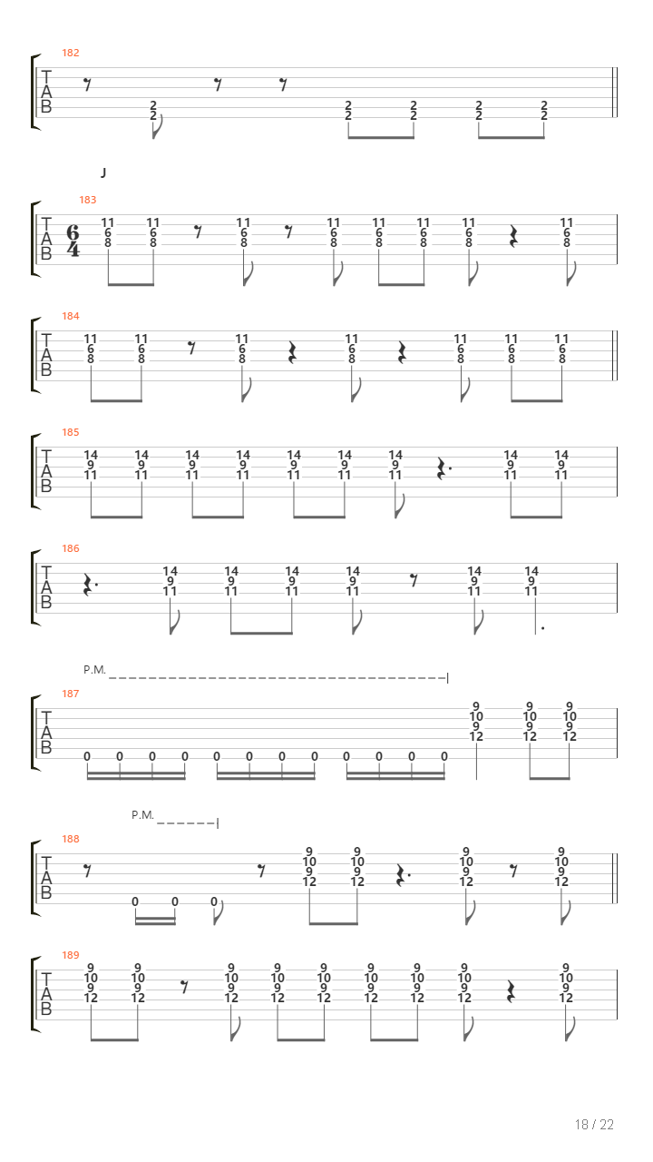 Cataclysm吉他谱