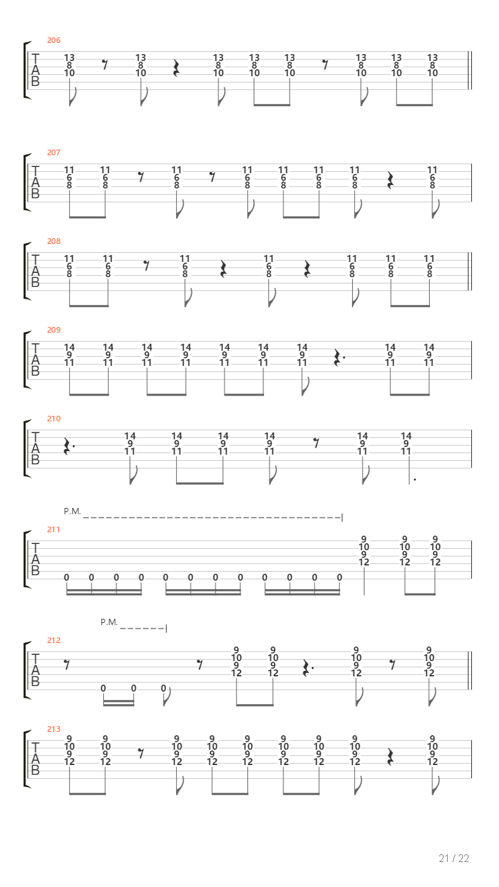 Cataclysm吉他谱