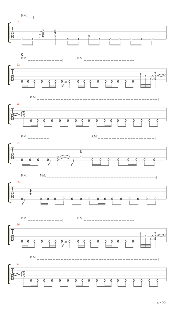 Cataclysm吉他谱