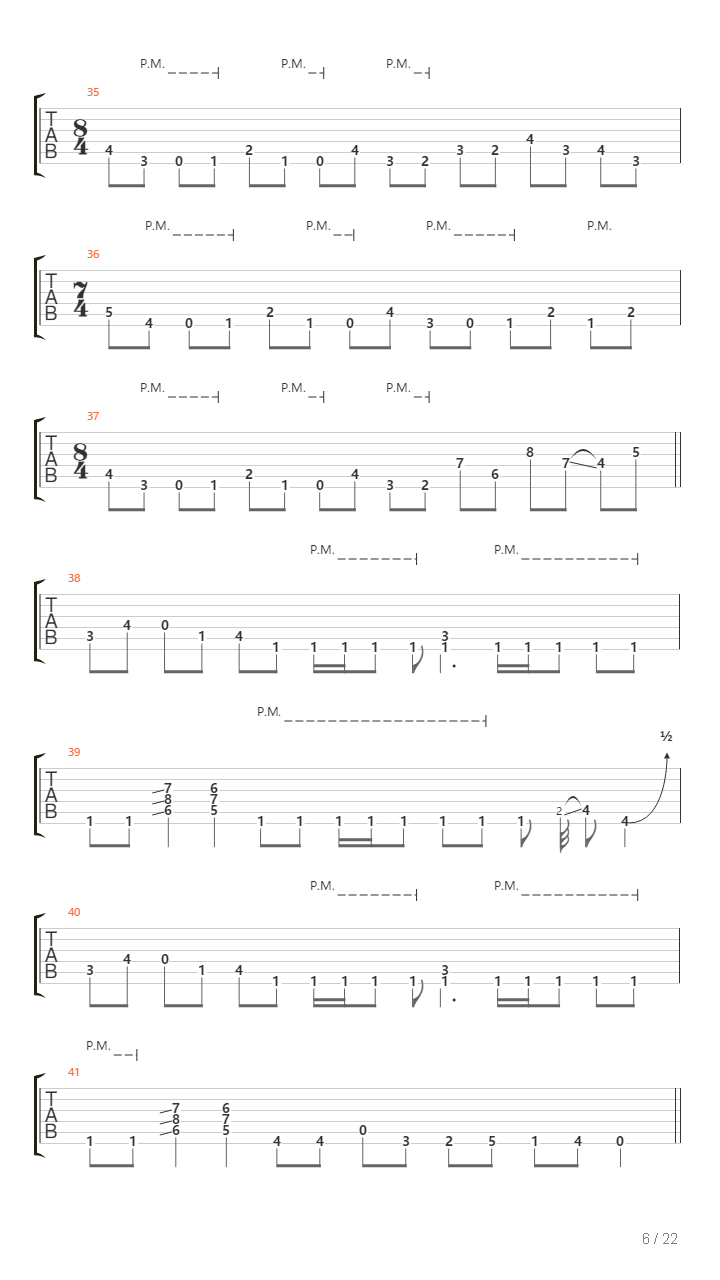 Cataclysm吉他谱