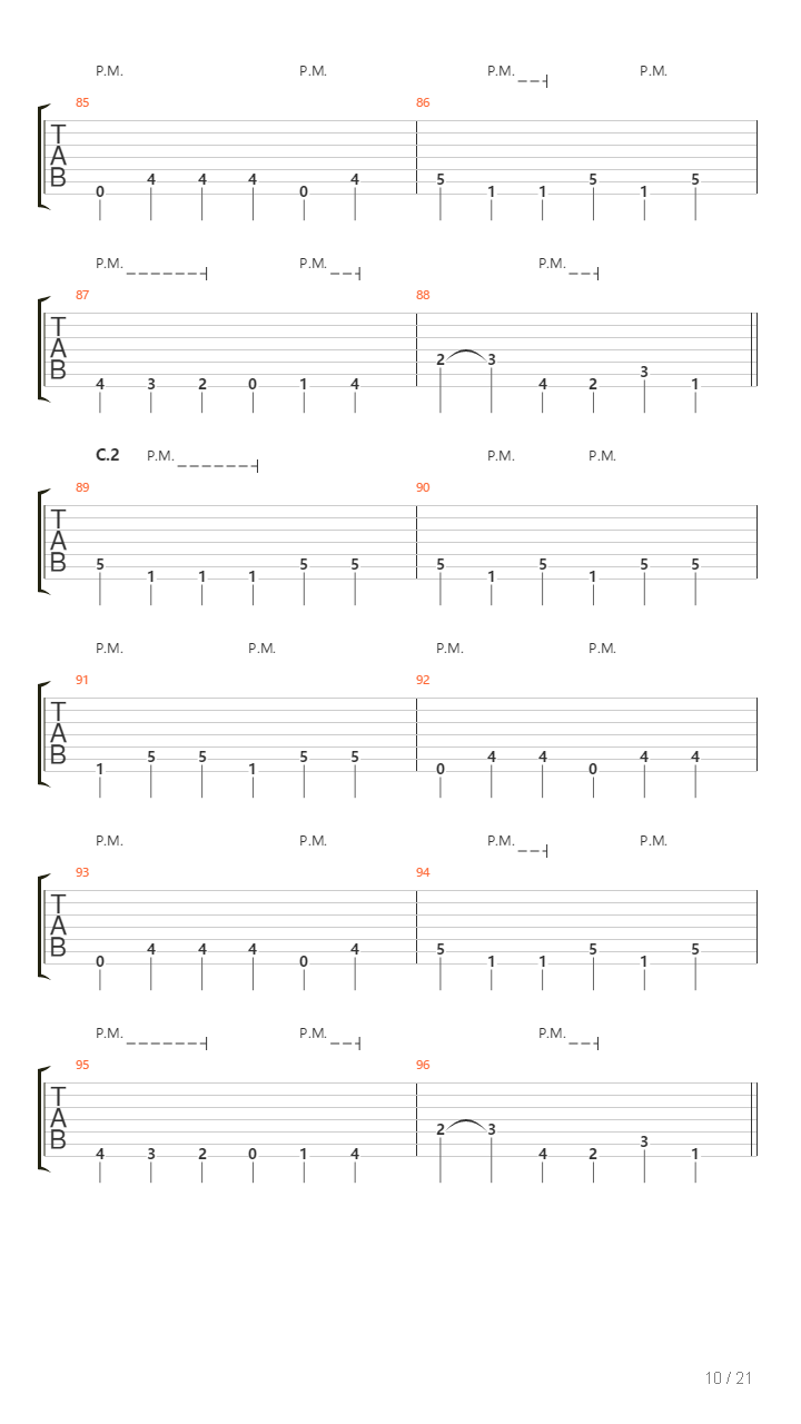 Erasing Contrast吉他谱