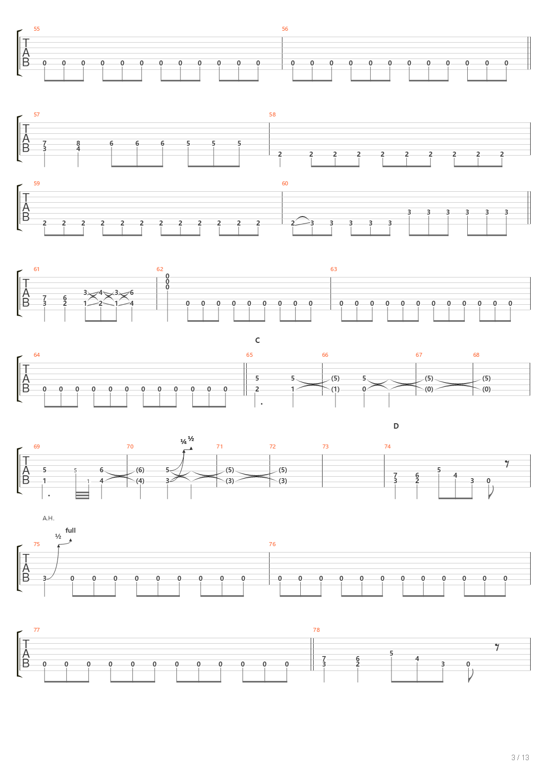 Terminus吉他谱