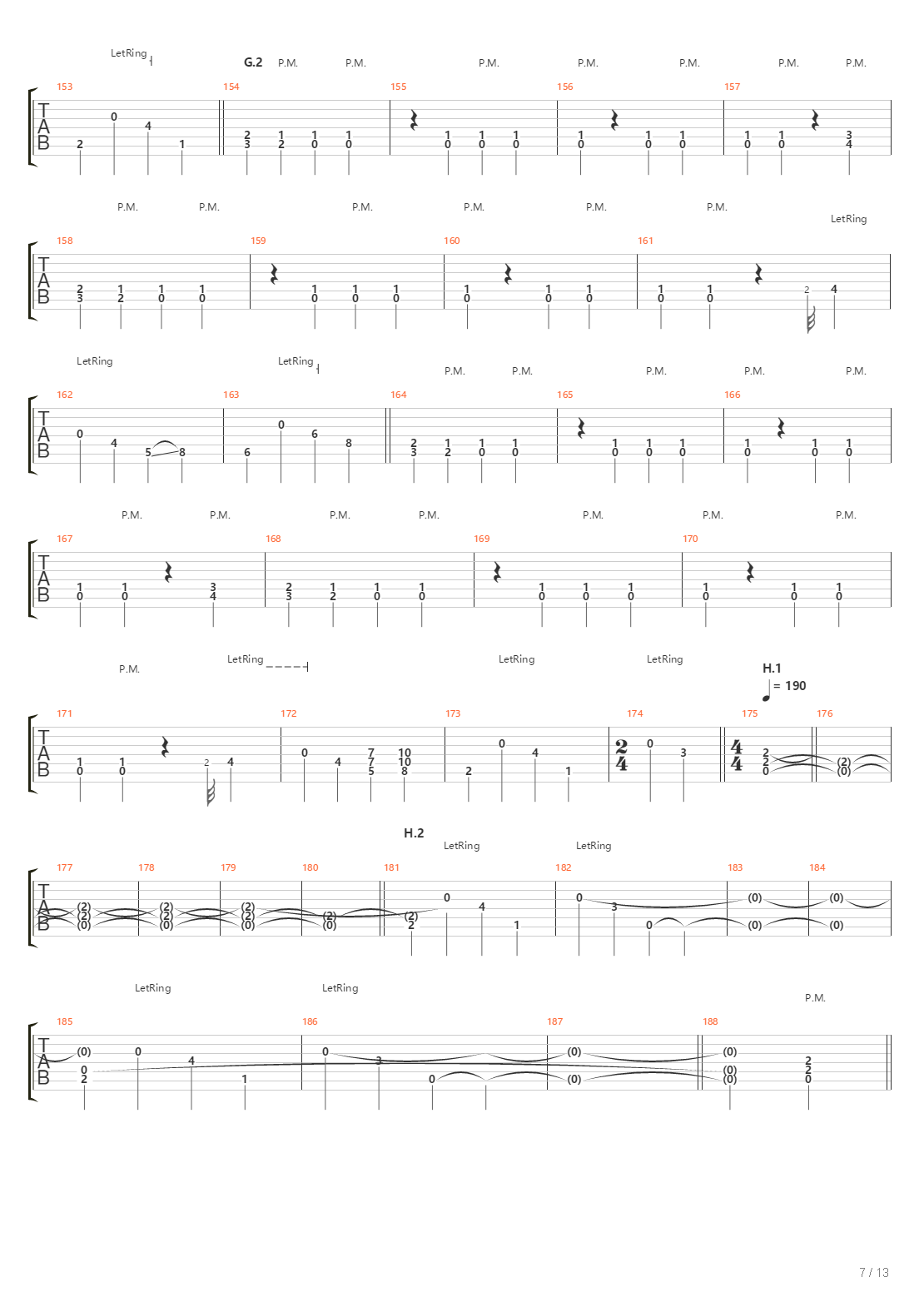 Terminus吉他谱