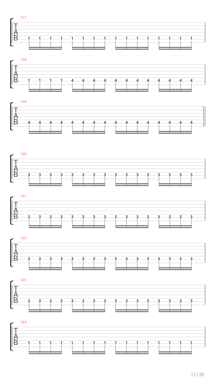 Terminus吉他谱