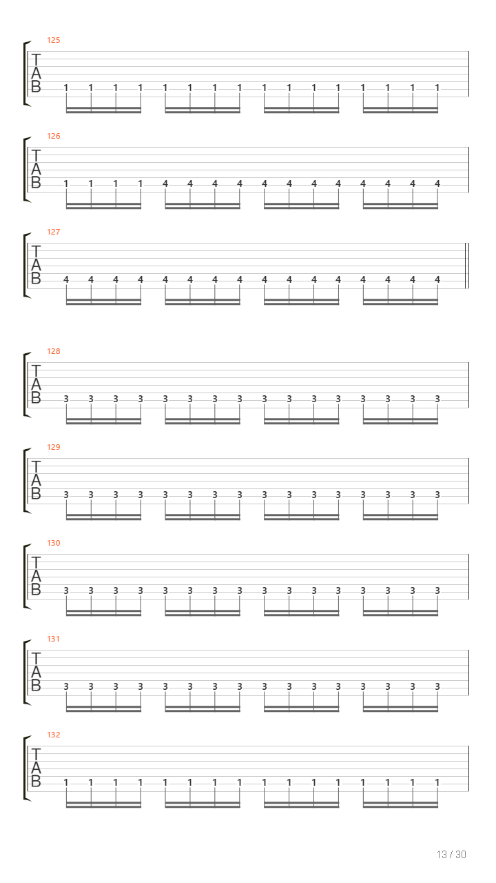 Terminus吉他谱