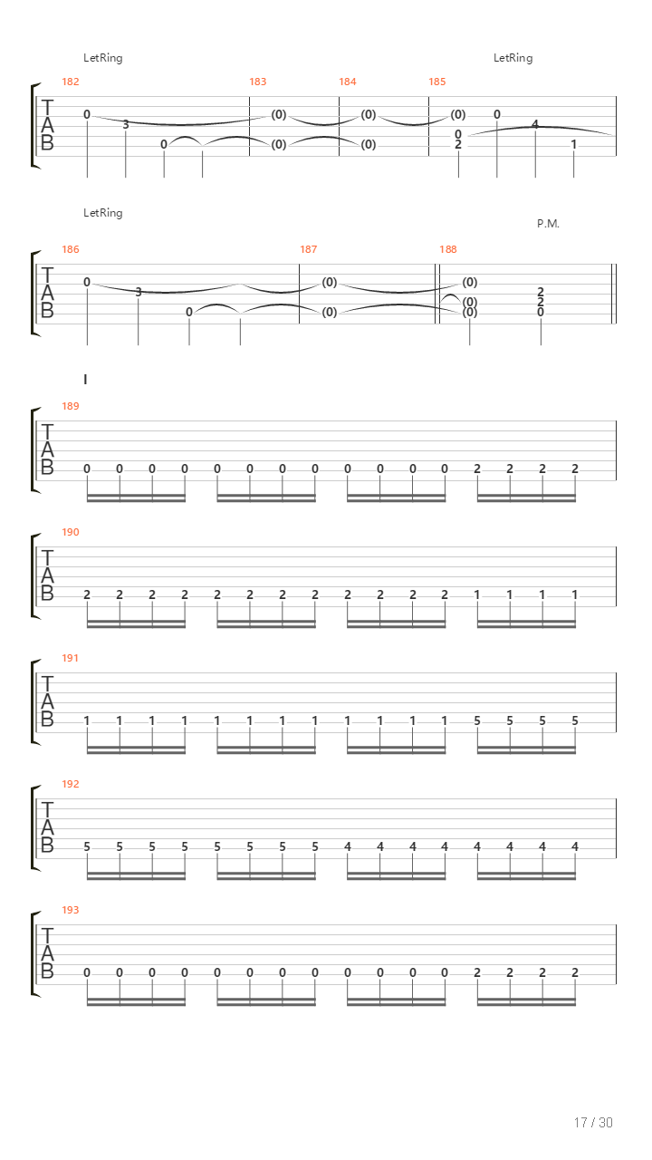 Terminus吉他谱