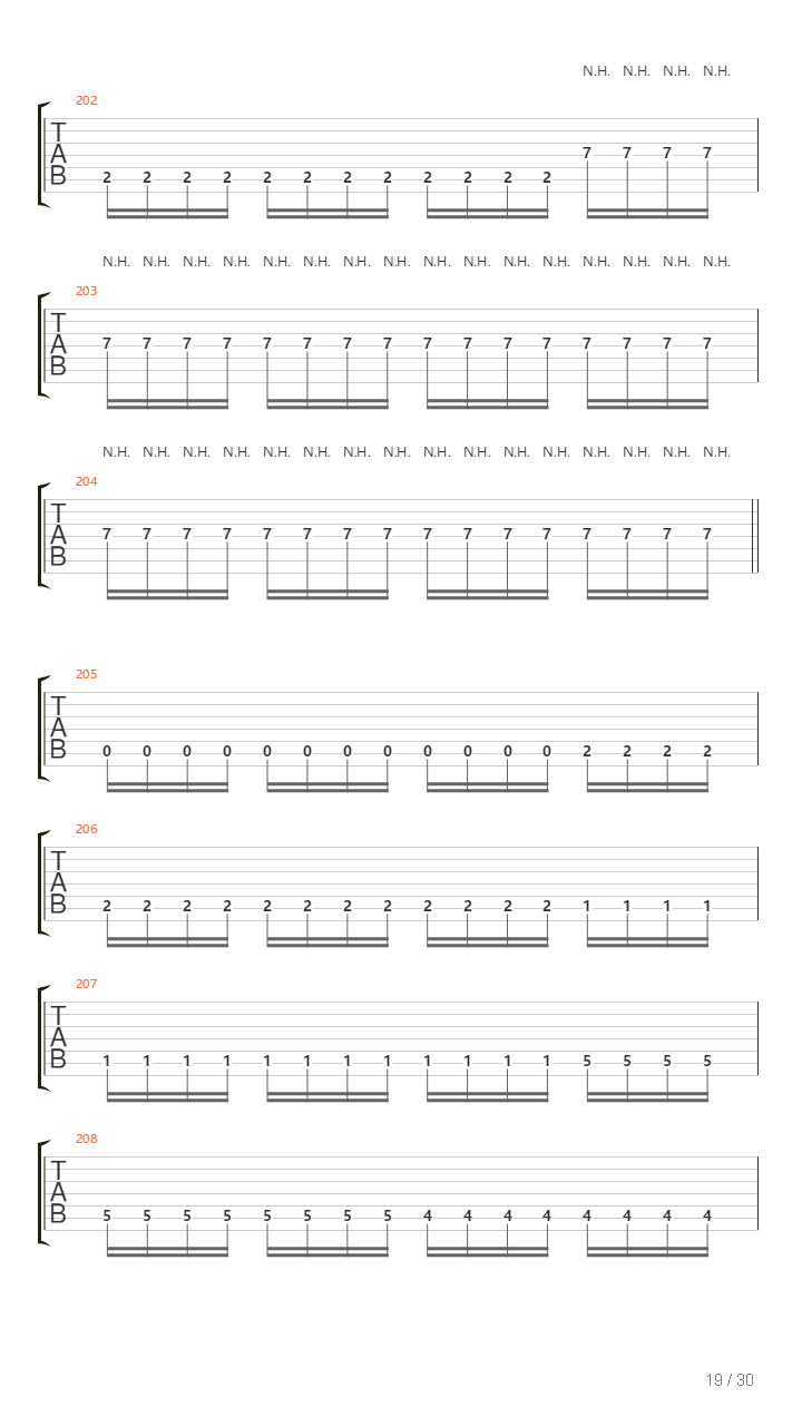 Terminus吉他谱