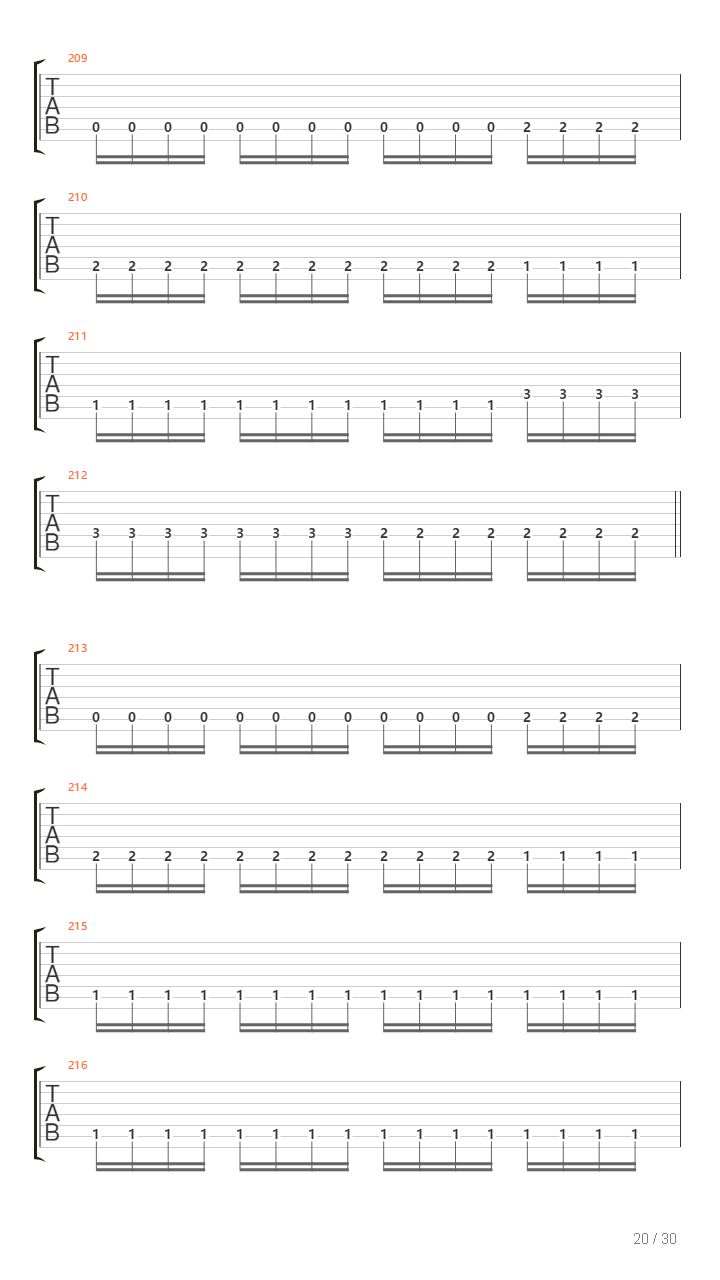 Terminus吉他谱