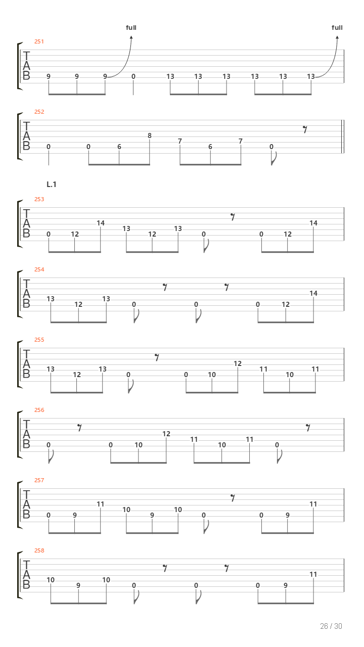 Terminus吉他谱